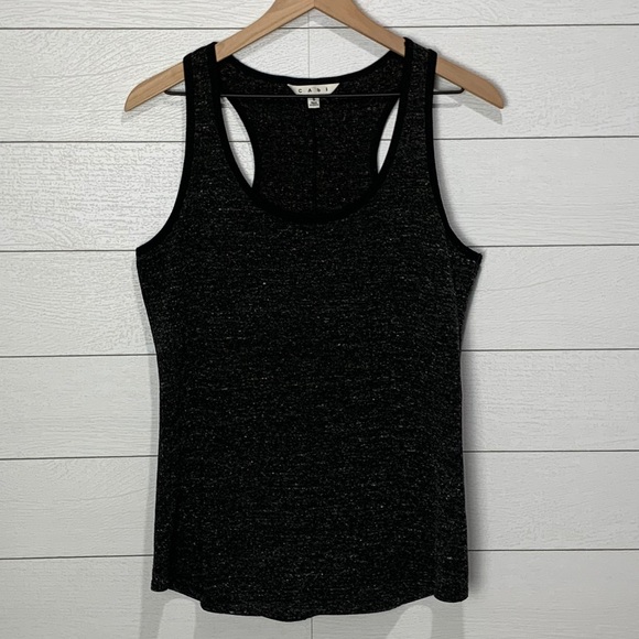 CAbi Tops - Cabi Small Gray/Black Tank